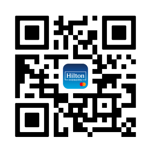 Hilton download the app QR